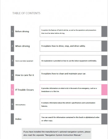 toyota prius alpha 2012 owners manual in english